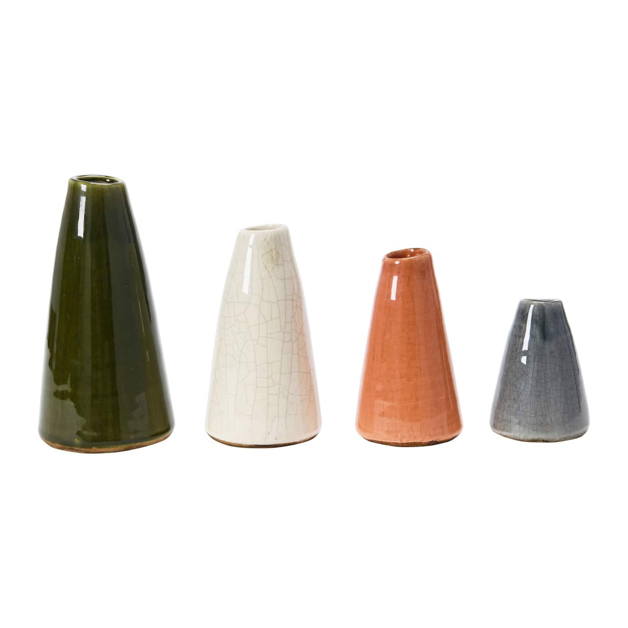 Hello Honey® Decorative Conical Stoneware Vase Set